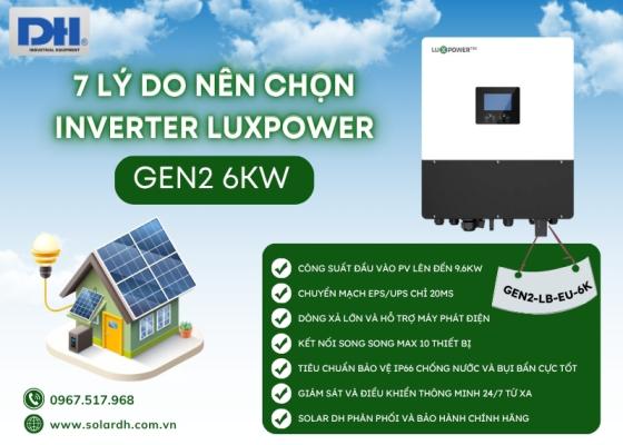 7 Lý Do Nên Chọn Inverter Luxpower GEN2 6kW Ngay!