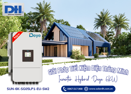 Inverter Deye Hybrid 6kW - Giải Pháp Tiết Kiệm Điện Thông Minh