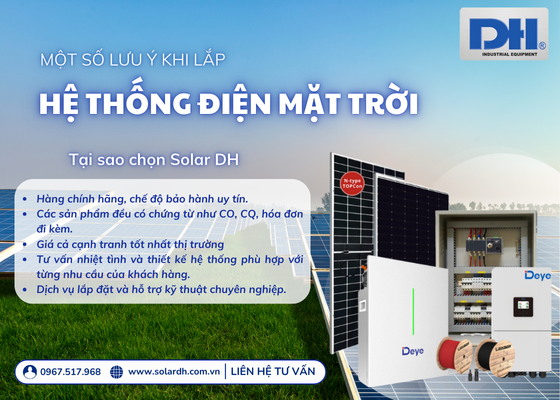Một Số Lưu Ý Khi Lắp Hệ Thống Điện Mặt Trời