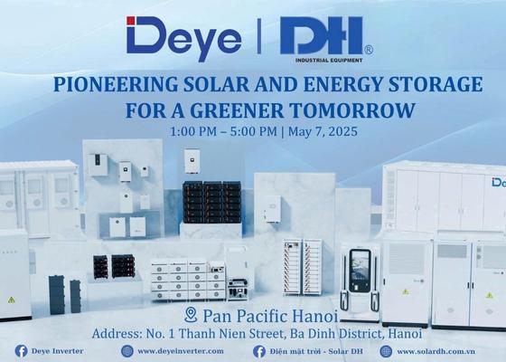 Hội Thảo Deye 2025 Định Hướng Tương Lai Năng Lượng Sạch Tại Việt Nam