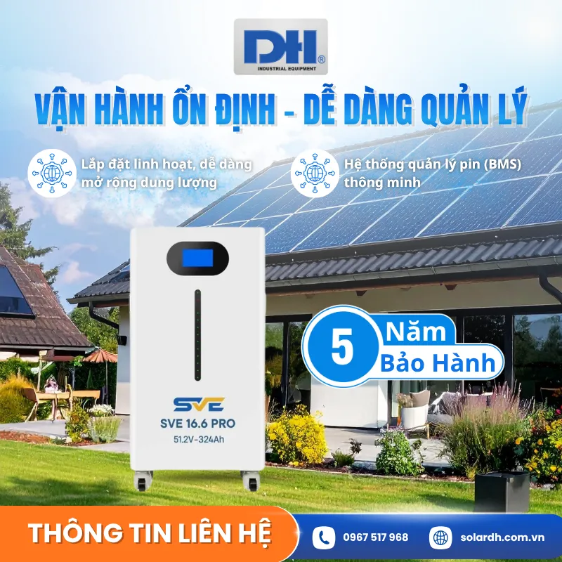 Pin lưu trữ SVE 16.6 Pro