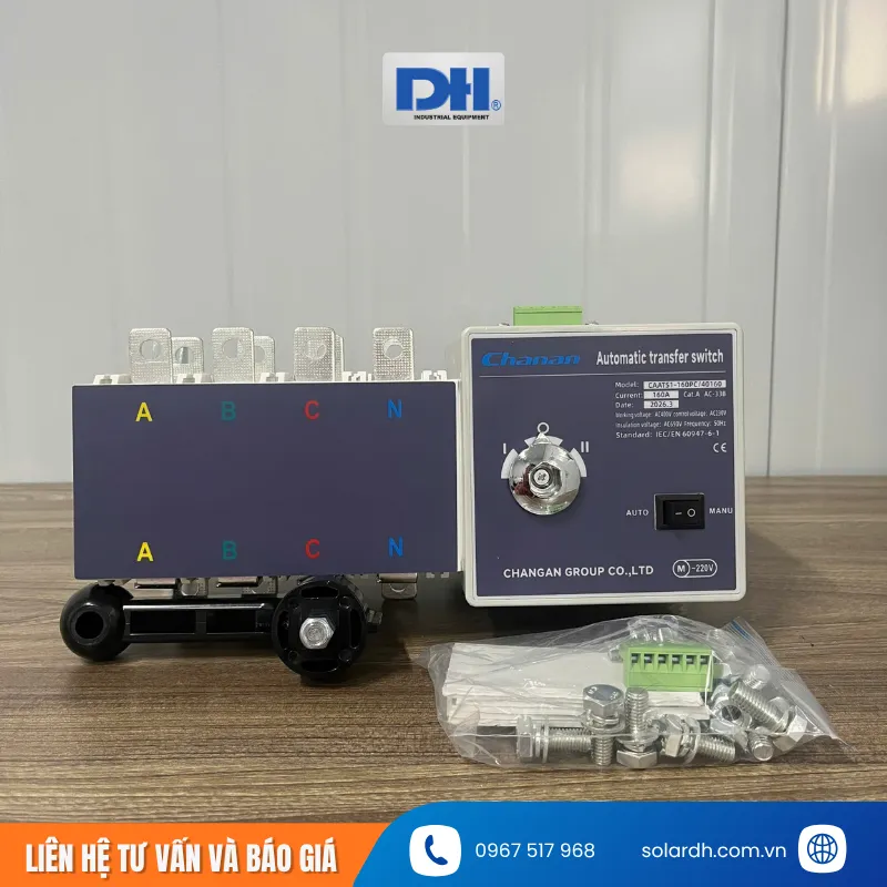 Bộ Chuyển Nguồn ATS 3 Pha 160A Chanan