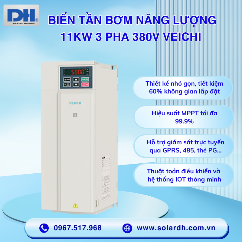 Các tính năng nổi bật của biến tần bơm Veichi