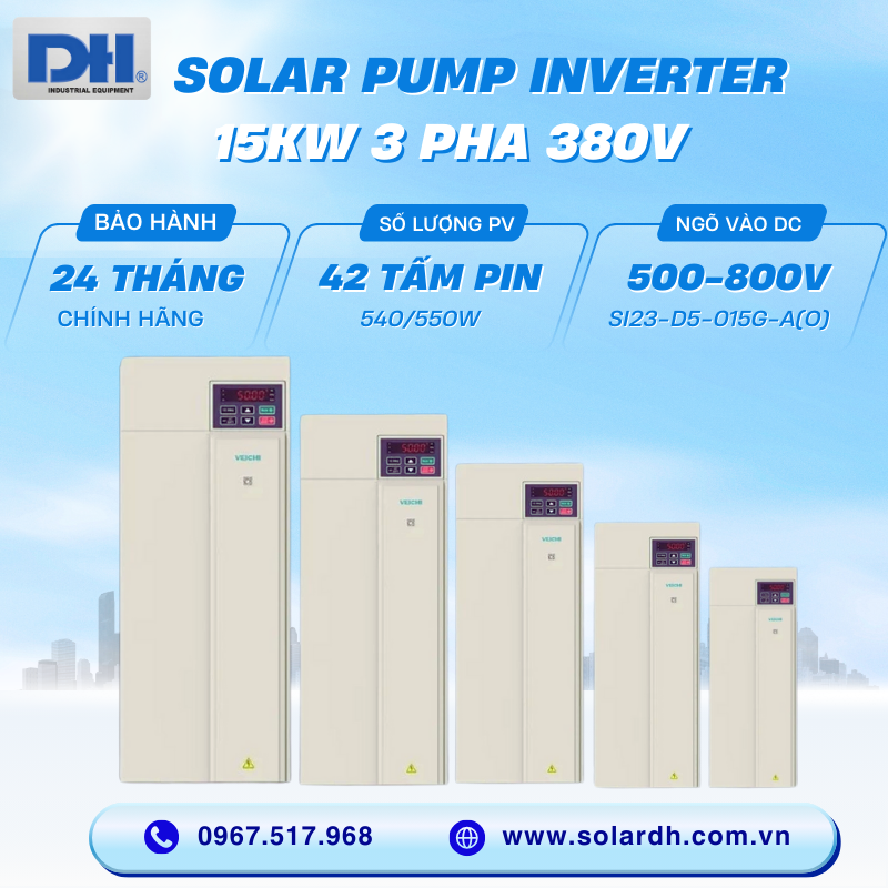Biến tần bơm 15kW 3 pha Veichi SI23-D5-015G-A(O)