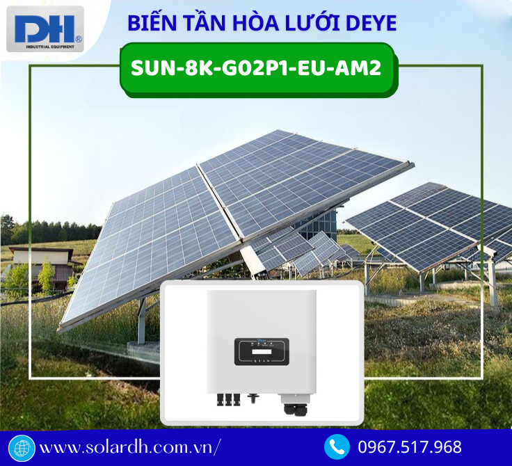 Biến tần hòa lưới Deye 8kW
