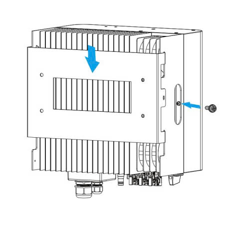 Cách lắp biến tần hòa lưới 8kW