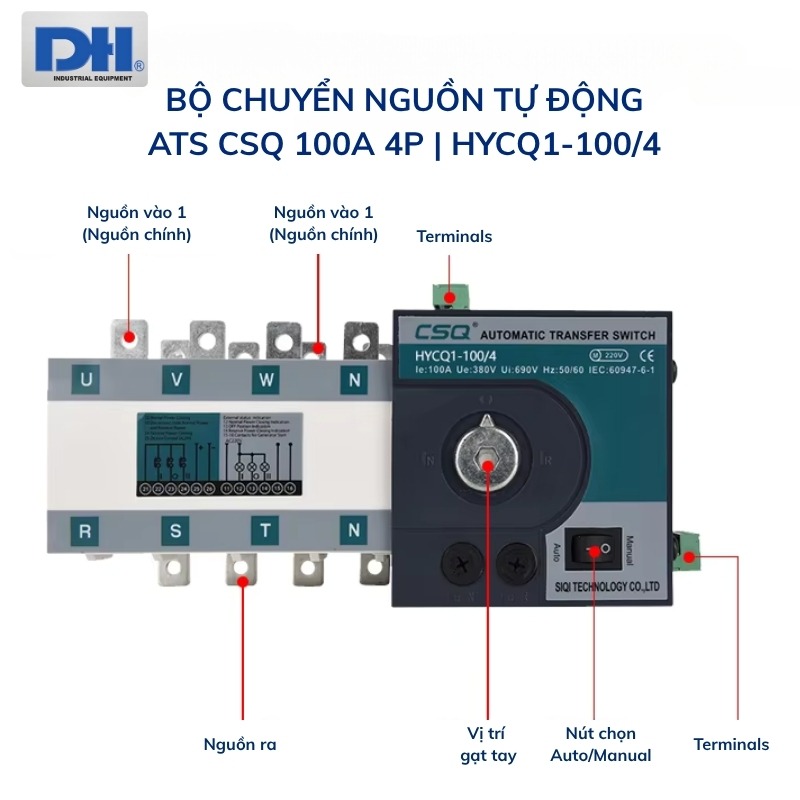 Cấu tạo chi tiết HYCQ1-100/4