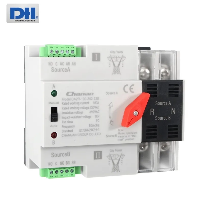 Bộ chuyển nguồn ATS 1 pha 100A 2P