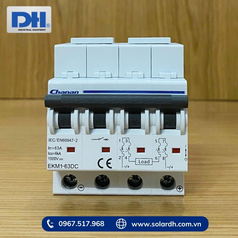 MCB Chanan DC 63A 4P | EKM1-63DC