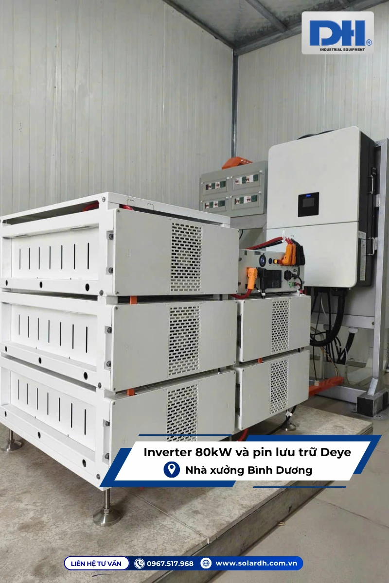 Pin lưu trữ và Inverter Deye