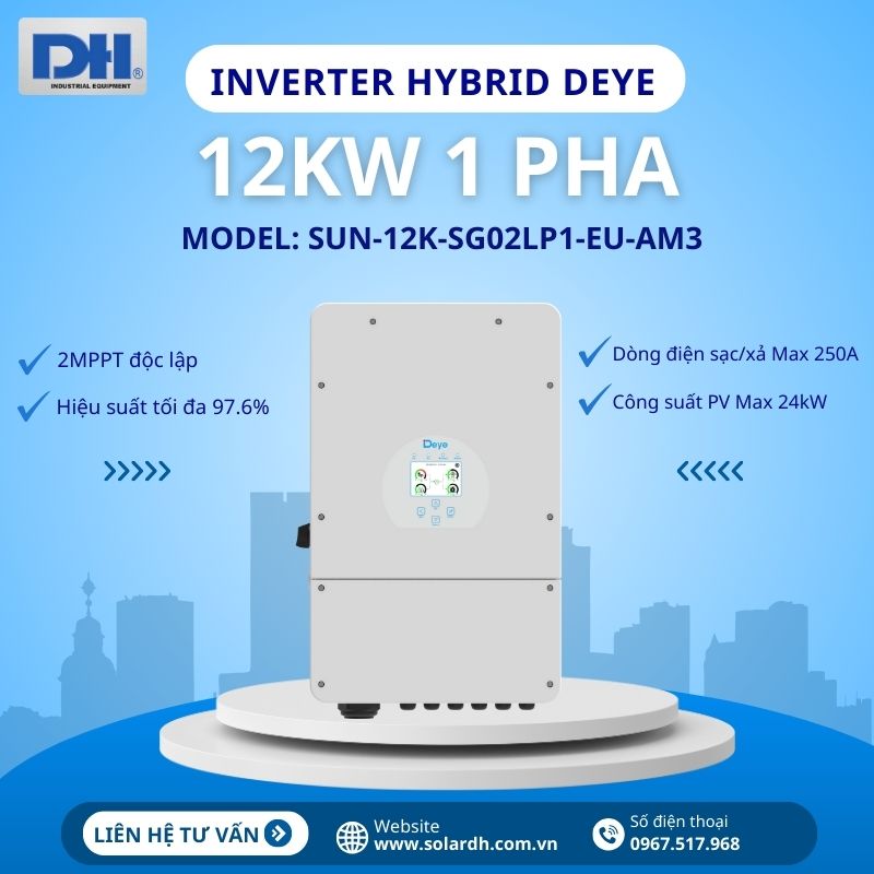 Hybrid Inverter Deye 12kW 1 Pha