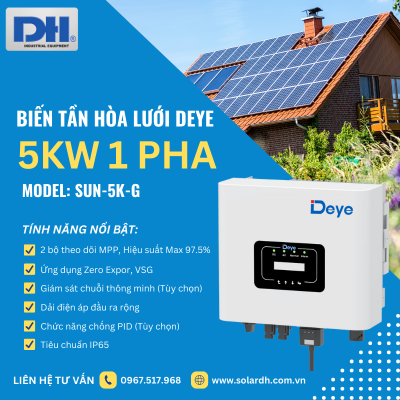 Tính năng nổi bật của Inverter Deye 5kW 1 pha