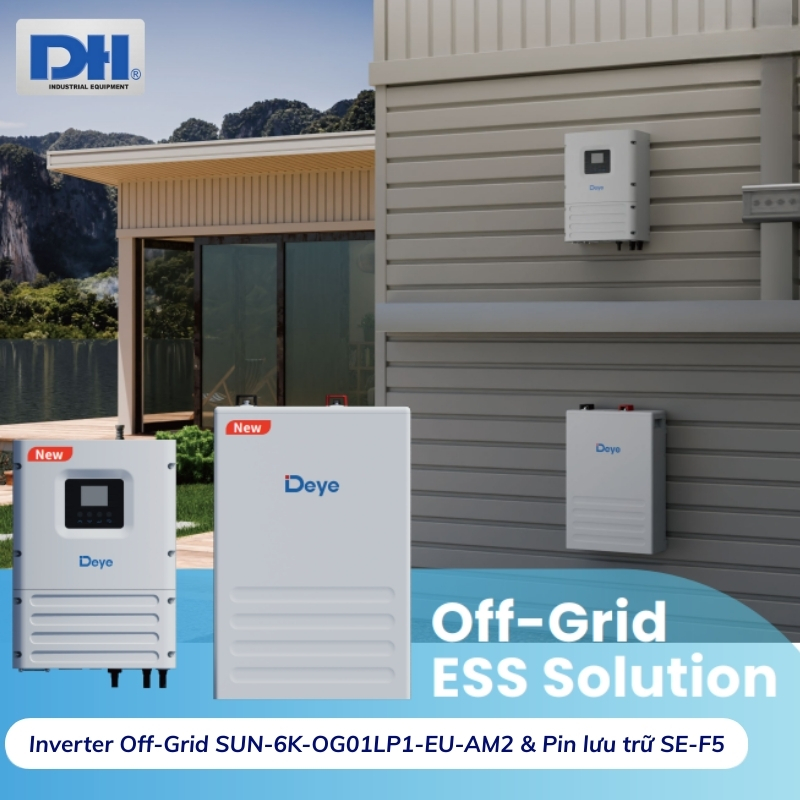 Ứng dụng của Inverter Off-Grid Deye 6kW