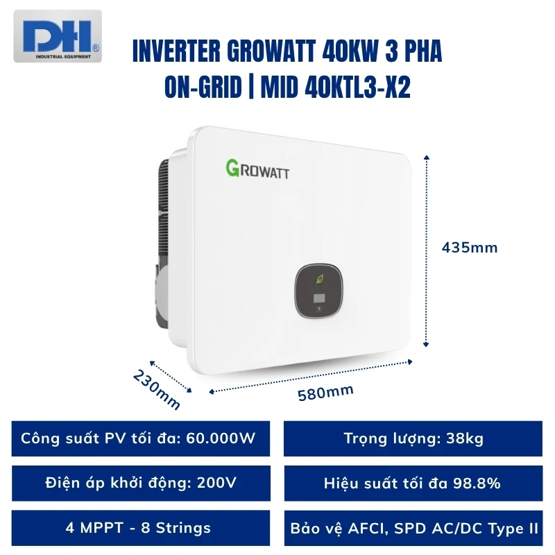 Thông số kỹ thuật MID 40KTL3-X2