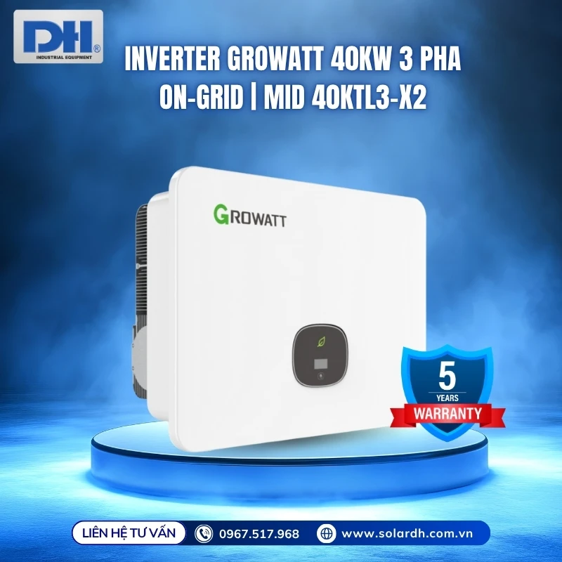 Inverter Growatt 40kW 3 pha MID 40KTL3-X2