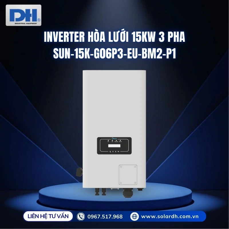 Inverter hòa lưới 15kW Deye SUN-15K-G06P3-EU-BM2-P1