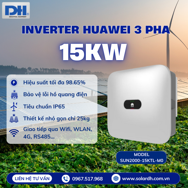 Ưu điểm của Inverter Huawei 15kW SUN2000-15KTL-M0