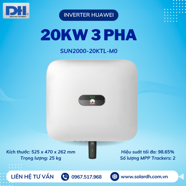 Inverter Huawei 20kW SUN2000-20KTL-M0