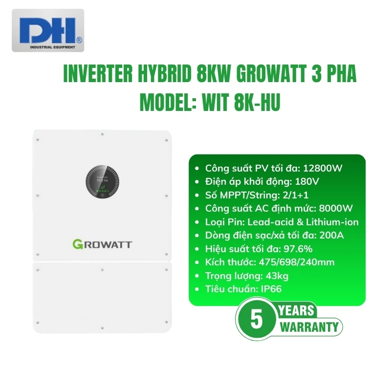 Thông số kỹ thuật WIT 8K-HU