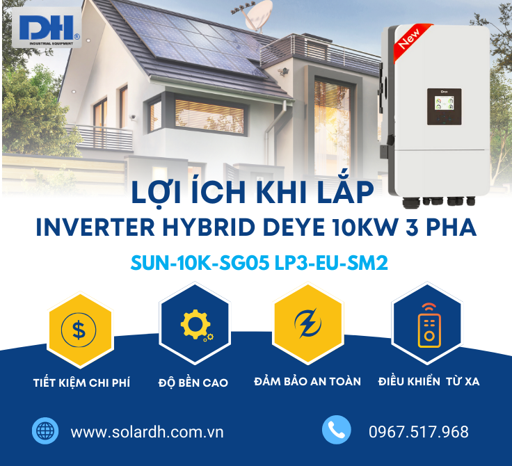 Lợi ích khi dùng Inverter năng lượng mặt trời