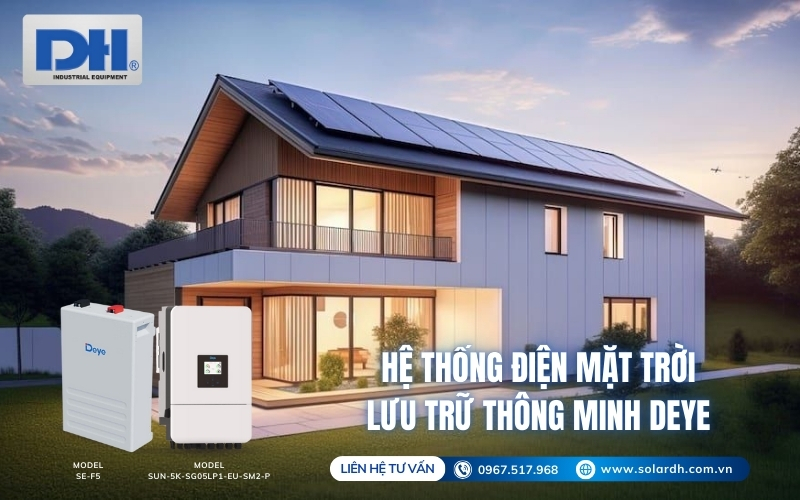 Biến tần Hybrid 5kW giải pháp lưu trữ thông minh
