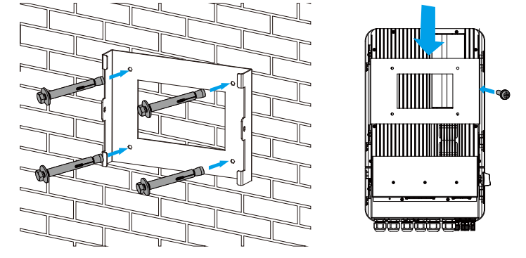 Cách lắp biến tần hòa lưới bám tải 6kw 1 pha