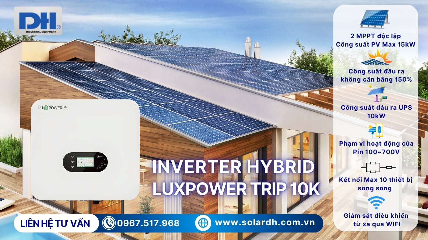 Các ưu điểm nổi bật của Luxpower Trip 10K 3 pha áp cao