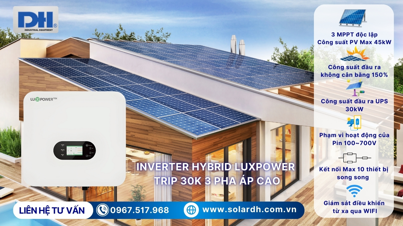 Ưu điểm nổi bật của Luxpower Trip 30K 3 pha