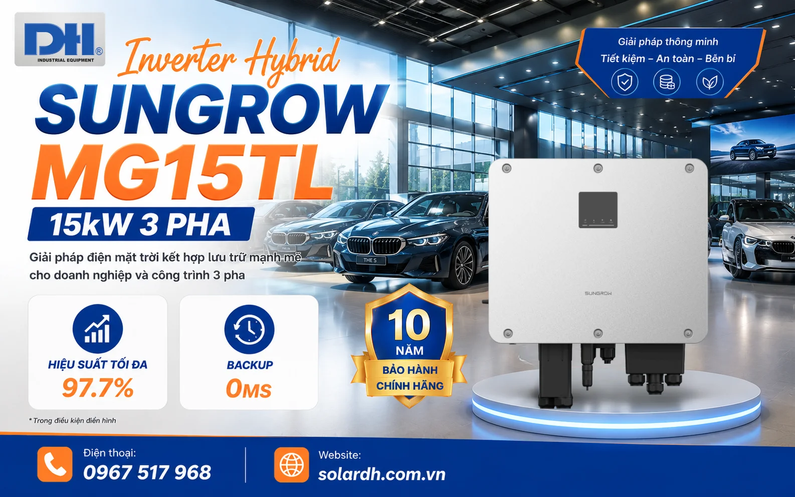 Inverter Hybrid Sungrow MG15TL