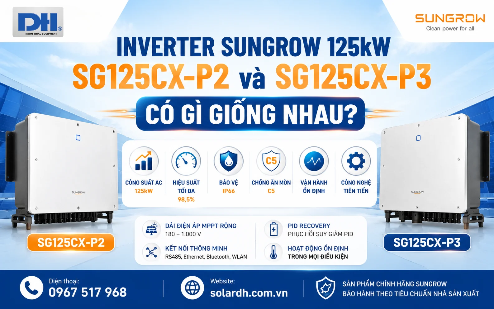 Cả 2 phiên bản đều đạt hiệu suất 98.5%