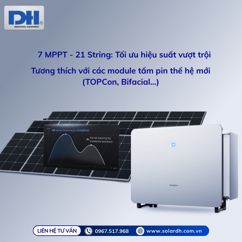 Thiết kế 7 MPPT độc lập