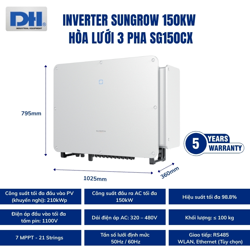 Thông số kỹ thuật SG150CX