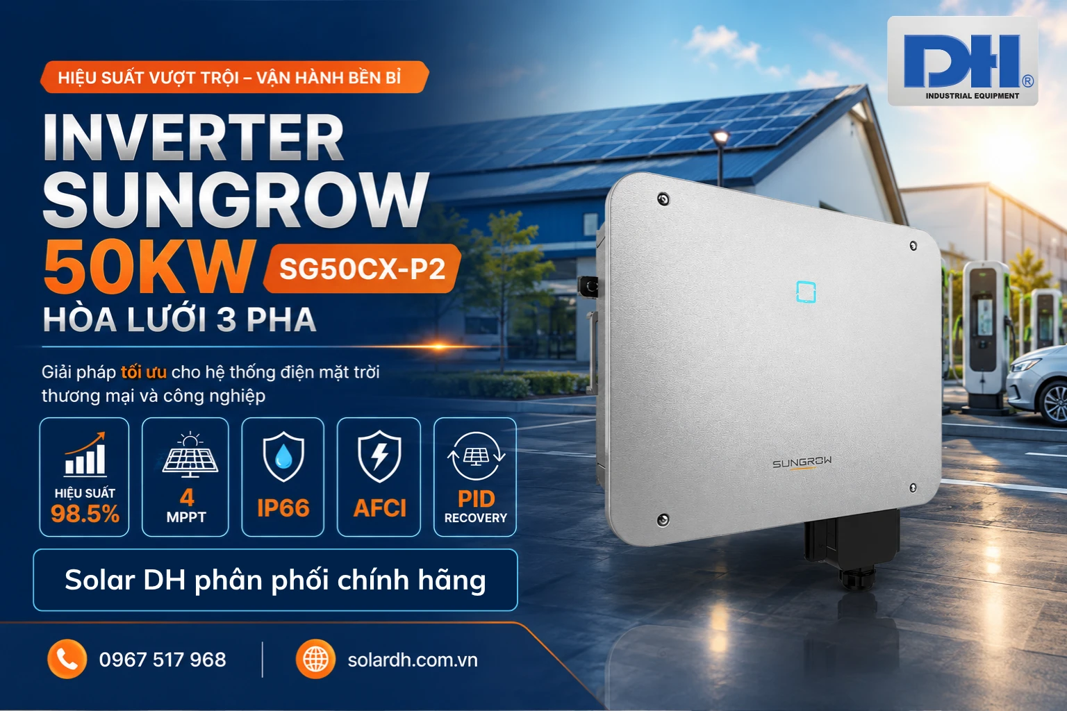 Inverter Sungrow 50kW SG50CX-P2