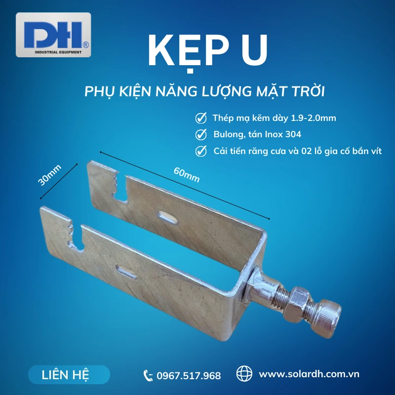 Kẹp U 30x60mm