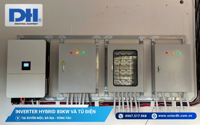 Inverer Hybrid 80kW và tủ điện