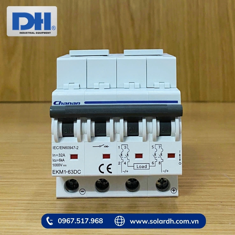 MCB Chanan DC 32A 4P | EKM1-63DC 