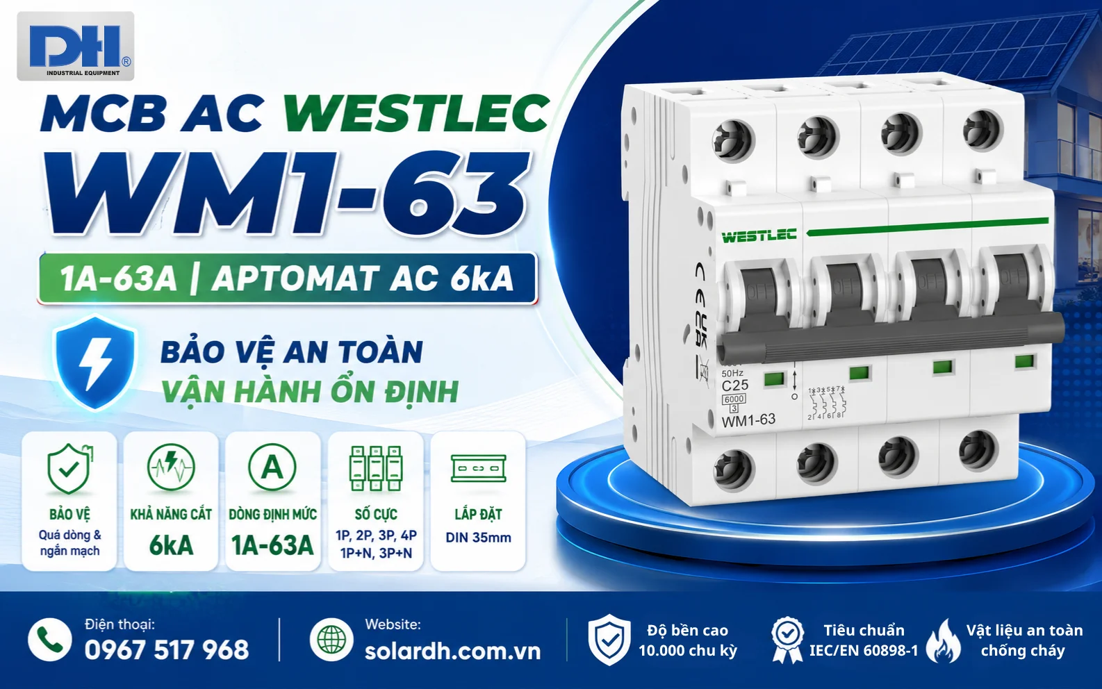 MCB AC Westlec WM1-63