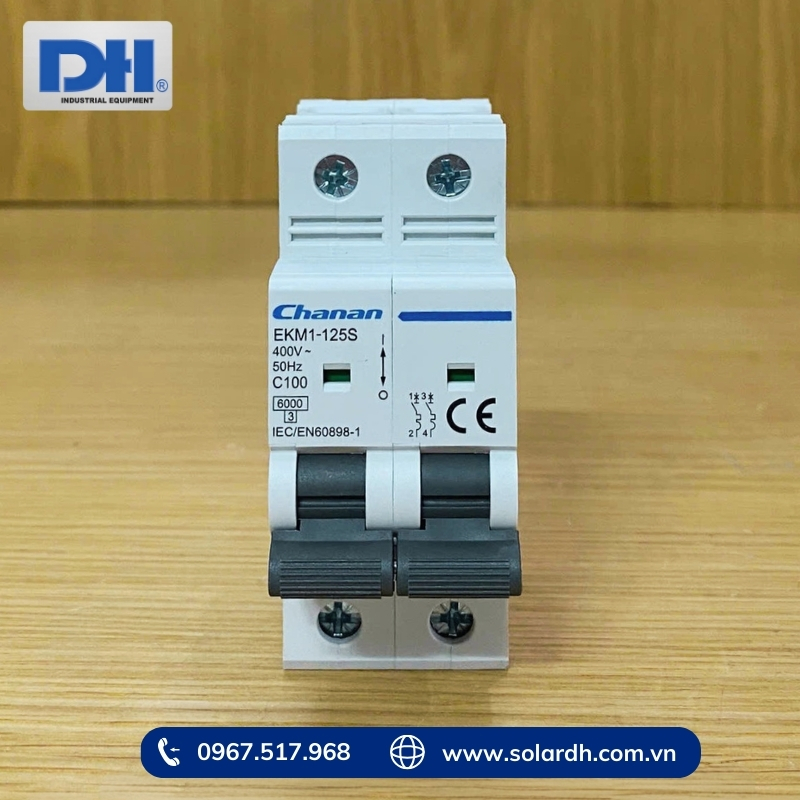Thiết bị đóng cắt điện MCB Chanan AC 100A 2P
