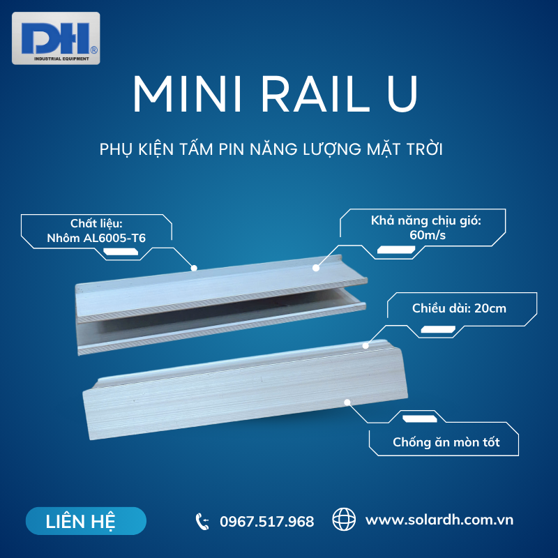 Thông số kỹ thuật Mini rail U