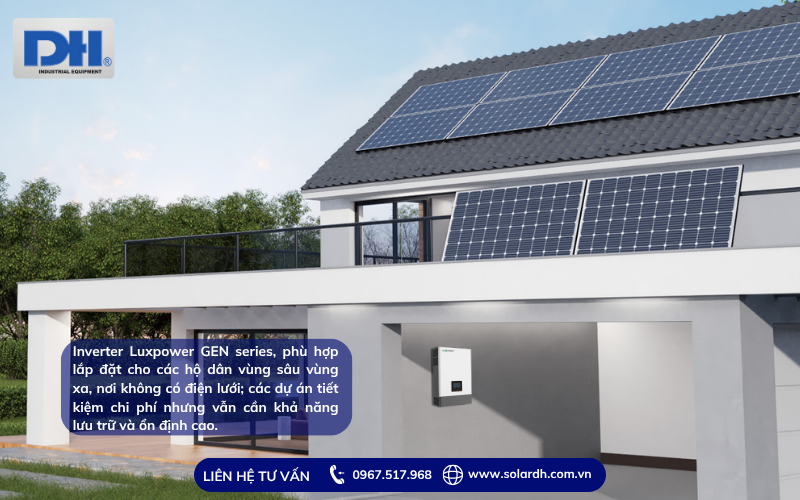 Inverter Luxpower SNA ứng dụng đa dạng