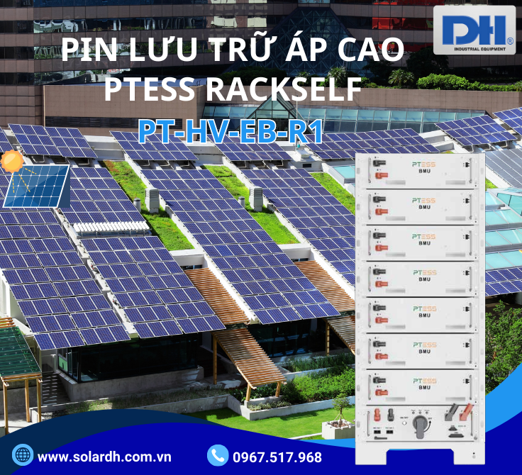Pin lưu trữ áp cao PTESS Rackself PT-HV-EB-R1
