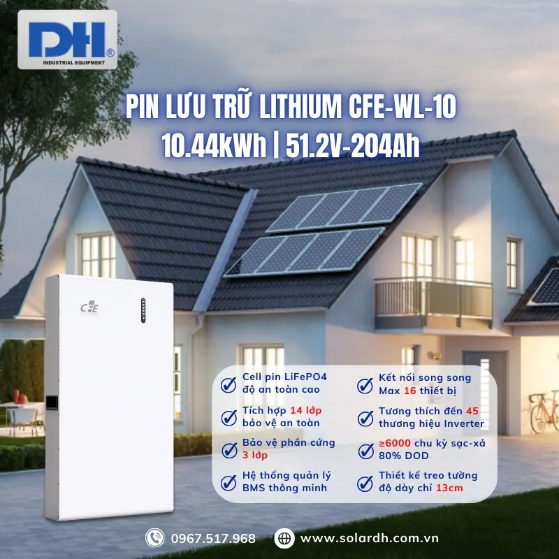 Tính năng nổi bật pin CFE-WL-10