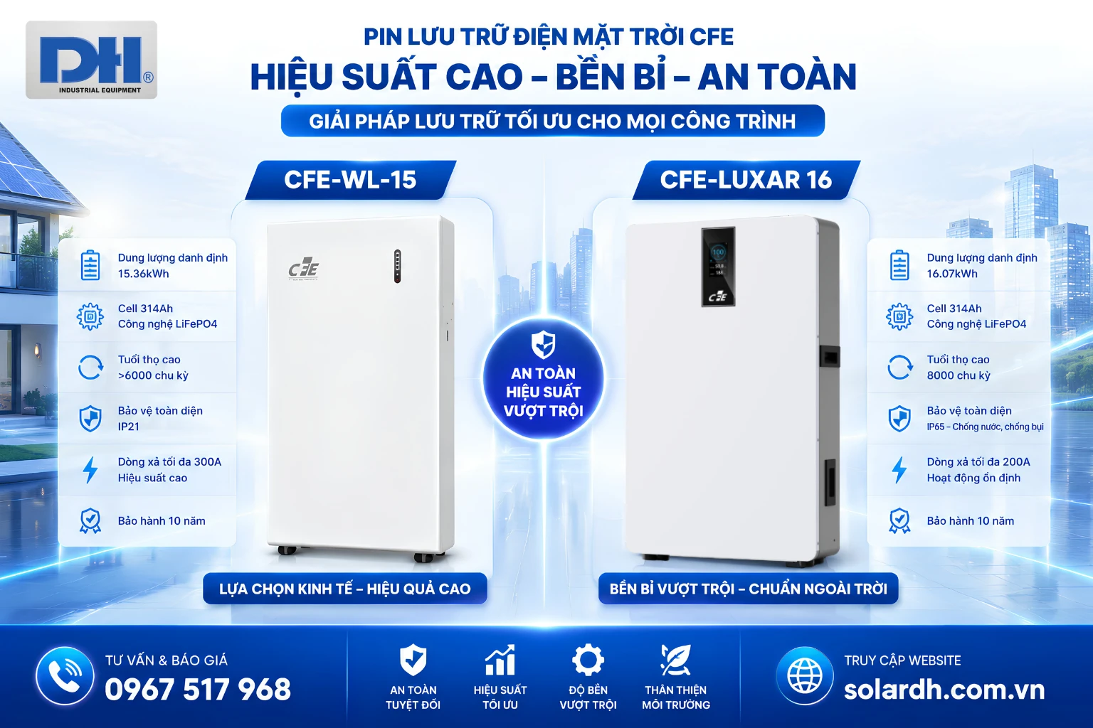 Pin lưu trữ CFE