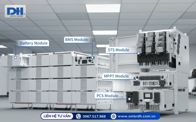 Pin lưu trữ Deye 16.08kWh 51.2V 314Ah