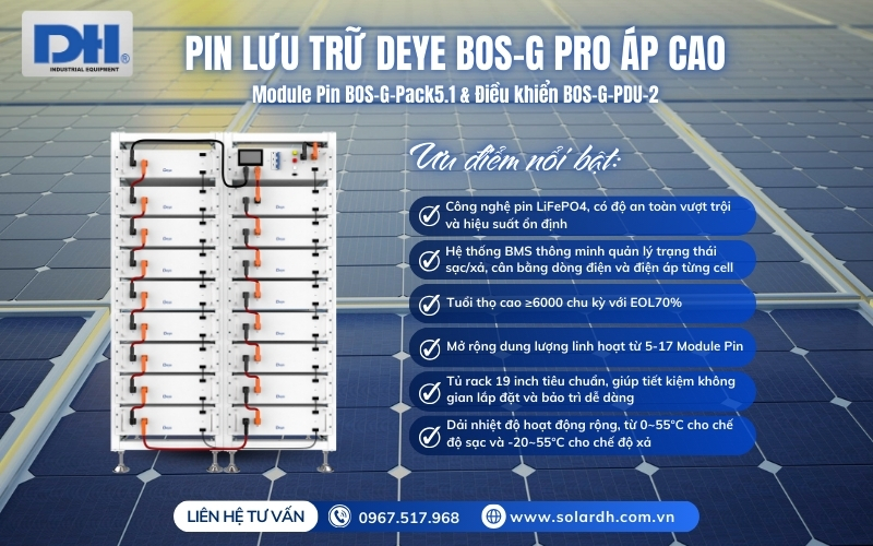 Ưu điểm nổi bật Deye BOS-G Pro