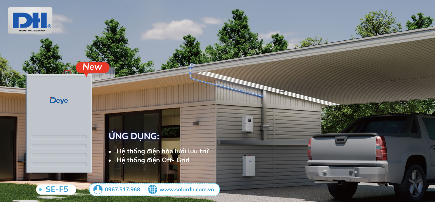 Ứng dụng của Pin lưu trữ Deye SE-F5