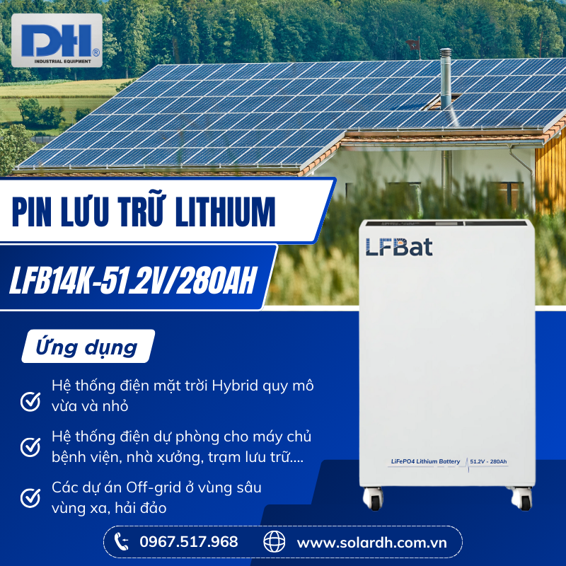 Ứng dụng Pin lưu trữ LFBAT