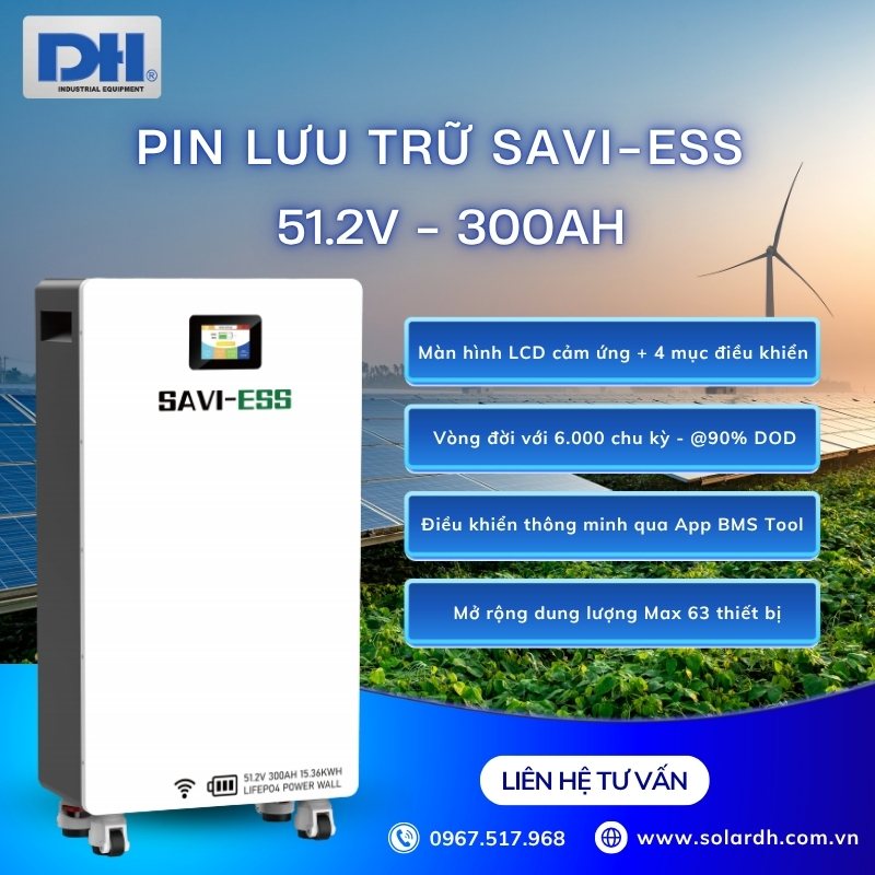Tính năng nổi bật của Pin lưu trữ điện năng lượng mặt trời