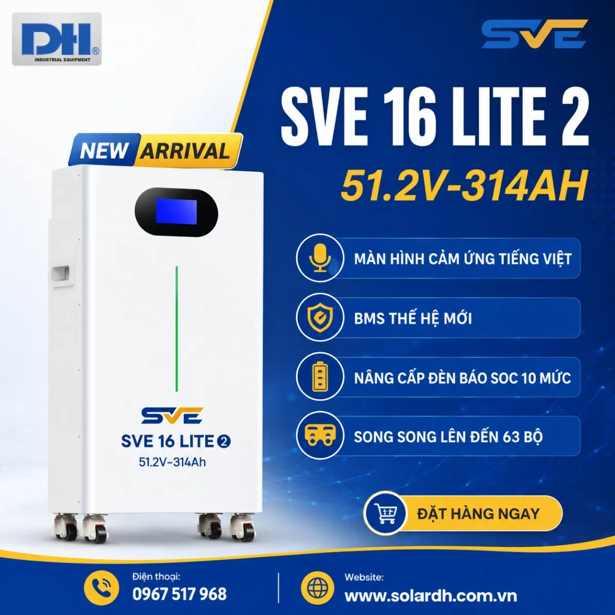 Pin lưu trữ SVE 16 LITE 2