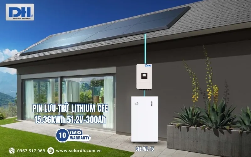 Pin Lưu Trữ Lithium CFE 15.36kWh 300Ah